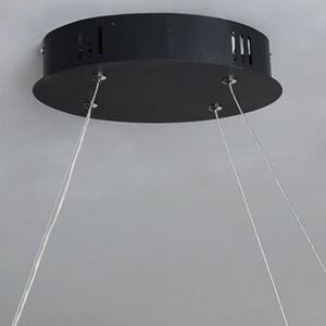 Moderna stropna lampa LED + PILOT APP823-CP BLACK