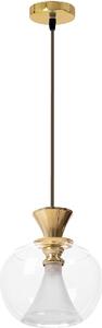 Stropna svjetiljka Viseća staklena kugla zlatna APP902-1CP