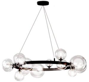 Viseća stropna svjetiljka sa staklenim kuglicama na rubu APP906-15CP