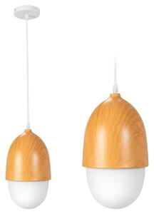 Viseća stropna svjetiljka Orzeszek Metal Wood APP952-1CP
