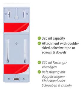 Bijeli plastičan zidni dozator sapuna 320 ml Istres – Wenko
