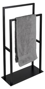 Crni držač za ručnike od nehrđajućeg čelika Rivaltana – Wenko