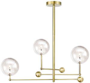 Viseća svjetiljka Zlatne staklene kugle 3 kom APP918-3CP