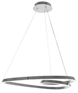 Stropna svjetiljka Hanging Loop LED + Daljinski upravljač APP798-cp Krom