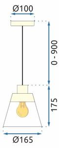 Viseća lampa Gold APP895-1CP