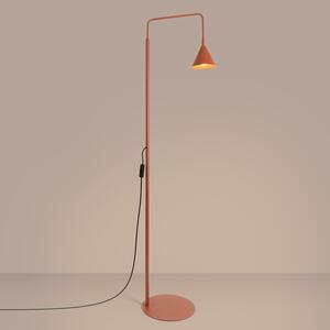 Podna lampa NOX crveni oker