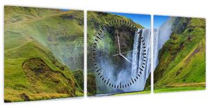 Slika - Vodopad Seljalandsfoss (sa satom) (90x30 cm)