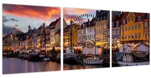 Slika - Nyhavn, Kopenhagen (sa satom) (90x30 cm)