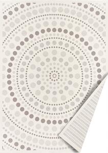 Bijelo-sivi dvostrani tepih Narma Oola, 70 x 140 cm