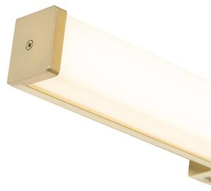 Zidna svjetiljka za kupaonicu od mesinga 62 cm uklj. LED IP44 - Cascada