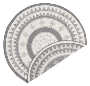 Sivo-krem vanjski tepih NORTHRUGS Jamaica, ⌀ 200 cm