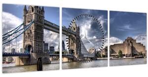 Slika - Tower Bridge u Londonu (sa satom) (90x30 cm)