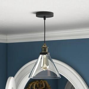 Staklena stropna svjetiljka Verto A Transparent APP042-1CP