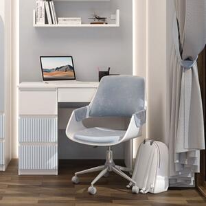 Drohmo MIX Mijas ARTEO radni stol sa spremištem lijevo, 98x76x51 cm, bijelo-plava