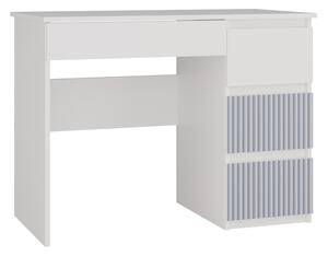 Drohmo MIX Mijas ARTEO radni stol sa spremištem desno, 98x76x51 cm, bijelo-plava