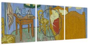 Slika - Vincent van Gogh, The Bedroom, reprodukcije (sa satom) (90x30 cm)