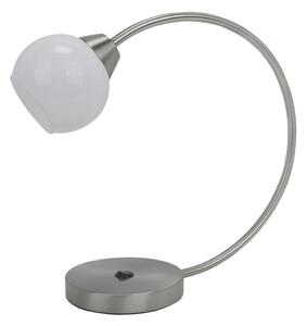Kali stolna lampa LED utičnica, 1 žarulja, 4,5W crno-mat-bijeli nikal