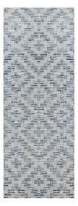Plavo-sivi tepih staza pogodan za vanjski prostor Elle Decor Curious Creil, 77 x 200 cm