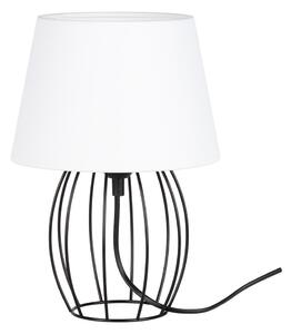 Merano stolna lampa E27 grlo, 1 žarulja, 25W crno-bijela