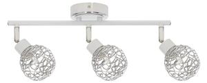 Virgo stropna svjetiljka LED G9 grlo, 3 žarulje, 40W krom-bijela