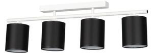 Vertigo stropna svjetiljka E27 grlo, 4 žarulje, 25W bijelo crno