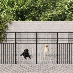 VidaXL Vanjski kavez za pse čelični 60,22 m²