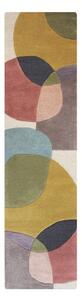 Ručno rađena vunena staza 60x230 cm Glow Multi – Flair Rugs