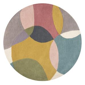 Ručno rađen vunen okrugao tepih ø 160 cm Glow Multi – Flair Rugs