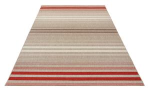 Crveno-krem vanjski tepih NORTHRUGS Paros, 120 x 170 cm