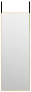 VidaXL Ogledalo za vrata zlatno 30 x 80 cm od stakla i aluminija