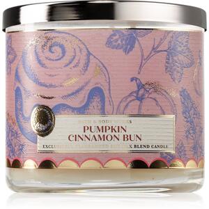 Bath & Body Works Pumpkin Cinnamon Bun mirisna svijeća 411 g