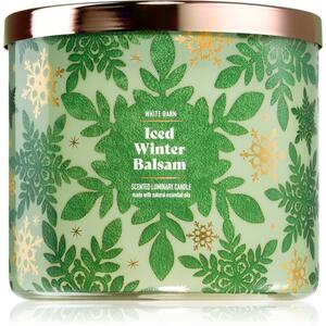 Bath & Body Works Iced Winter Balsam mirisna svijeća 411 g