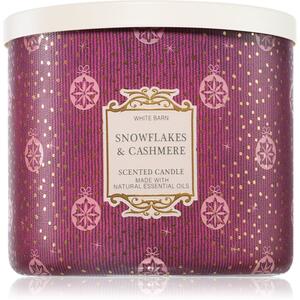 Bath & Body Works Snowflakes & Cashmere mirisna svijeća 411 g