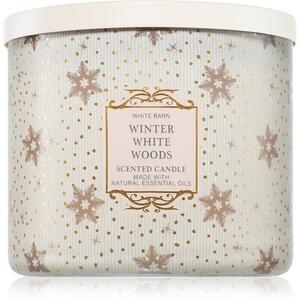 Bath & Body Works Winter White Woods mirisna svijeća 411 g