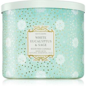 Bath & Body Works White Eucalyptus & Sage mirisna svijeća 411 g