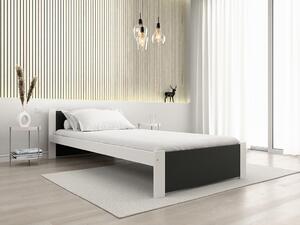 Krevet IKAROS 90 x 200 cm, antracit/bijela Podnica: Bez podnice, Madrac: Bez madraca