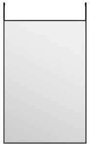 VidaXL Ogledalo za vrata crno 40 x 60 cm od stakla i aluminija