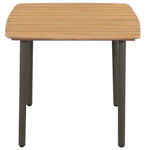 VidaXL Vrtni stol 80 x 80 x 72 cm od masivnog bagremovog drva i čelika