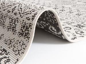 Brown-bijeli vanjski tepih Ragami krug, 160 x 230