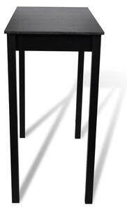 VidaXL Barski stol MDF crni 115 x 55 x 107 cm