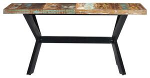VidaXL Blagovaonski stol od masivnog obnovljenog drva 160 x 80 x 75 cm