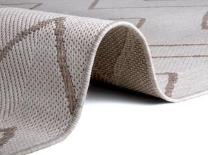 Brown-Beige vanjski tepih Ragami Lisabon, 80 x 150 cm