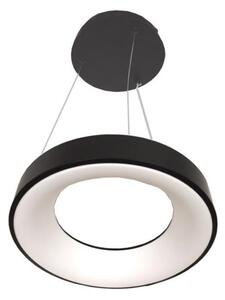 LED luster s užicom DRAX LED/32W/230V 4000K promjer 38 cm crni