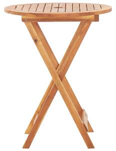 VidaXL Sklopivi vrtni stol od masivnog bagremovog drva 60 x 75 cm