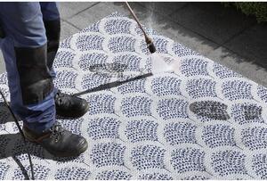 Plavo-sivi vanjski tepih Ragami Moskva, 80 x 150 cm