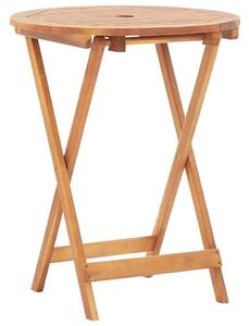 VidaXL Sklopivi vrtni stol od masivnog bagremovog drva 60 x 75 cm