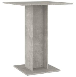 VidaXL Bistro stol siva boja betona 60 x 60 x 75 cm od iverice