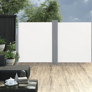 VidaXL Uvlačiva dvostruka bočna tenda za terasu 170 x 600 cm krem