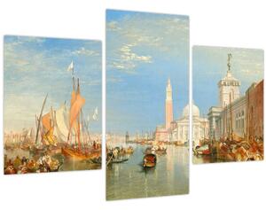 Slika - Joseph Mallord William Turner, Venice the Dogana and San Giorgio Maggiore, reprodukcije (90x60 cm)