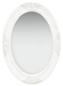 VidaXL Zidno ogledalo u baroknom stilu 50 x 70 cm bijelo